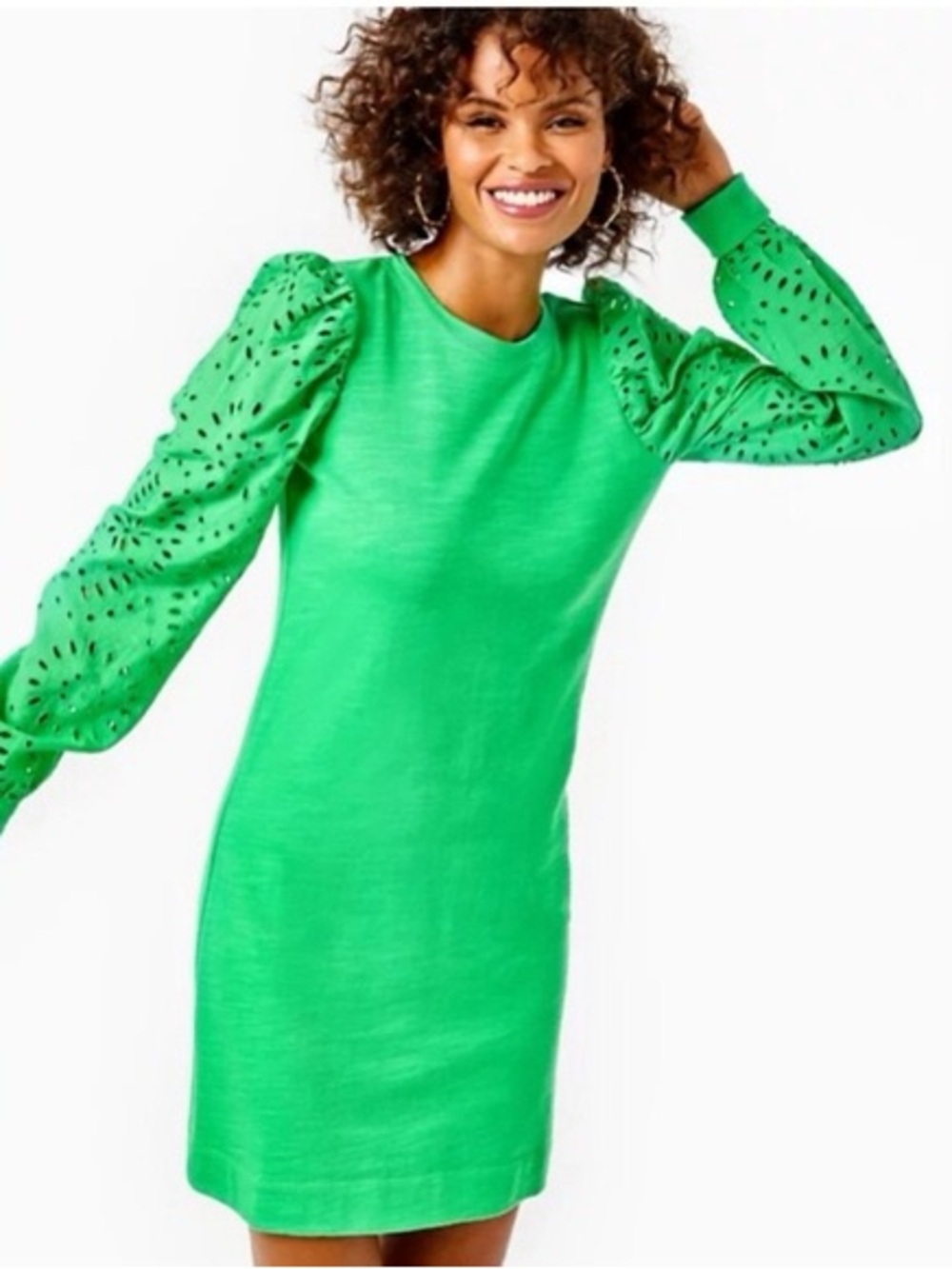 Lilly Pulitzer Jasona Dress in Cabana Green L